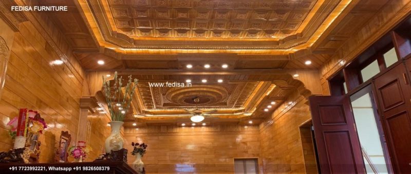 Luxury Pop Fall Ceiling Design Classic God Room Ceiling Design