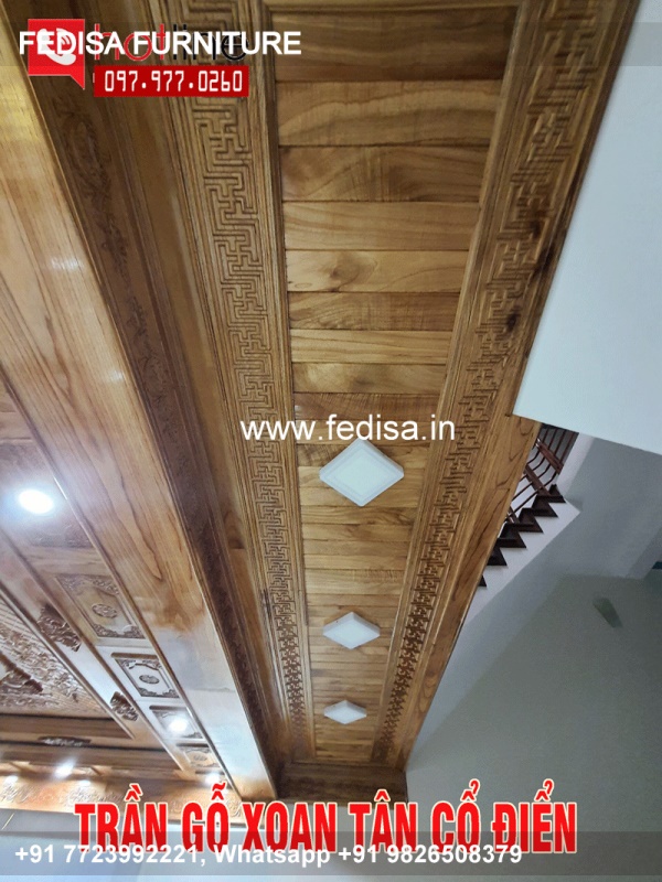 Luxury Kitchen Pop Design Classic Mdf Jali False Ceiling Design