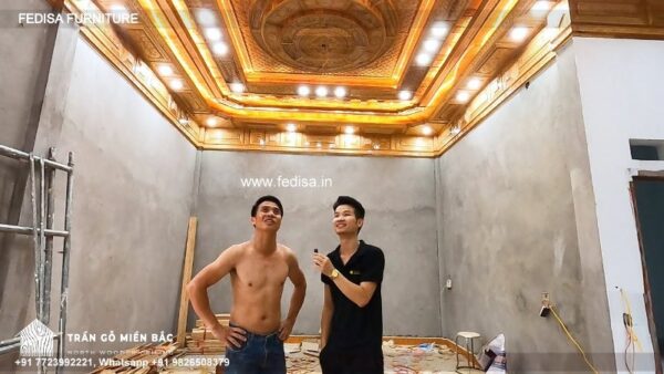Luxury Down Ceiling Design Classic Ceiling 3d Wallpaper Design