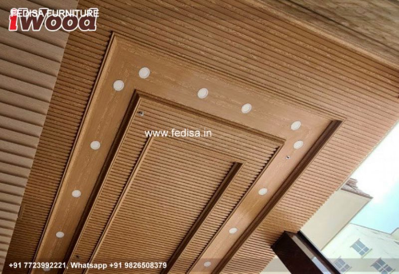 Wooden Ceiling Design Minus Plus Pop Wooden Ceiling Design For Balcony N0-068