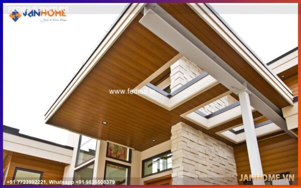Wooden Ceiling Design Gypsum Designs Wooden Ceiling Ideas N0-075