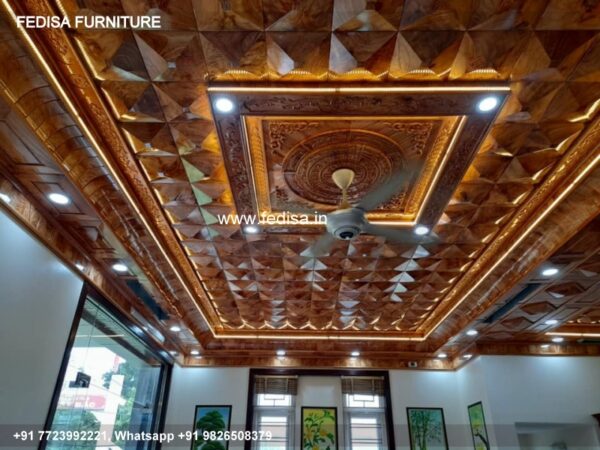 Wooden Ceiling Design Gypsum Board Design 2020 Modern Wooden Ceiling Design N0-182