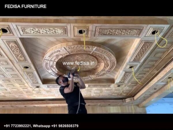 Wooden Ceiling Design Pop Plus Minus Design For Room Wooden Ceiling Design For Balcony N0-191