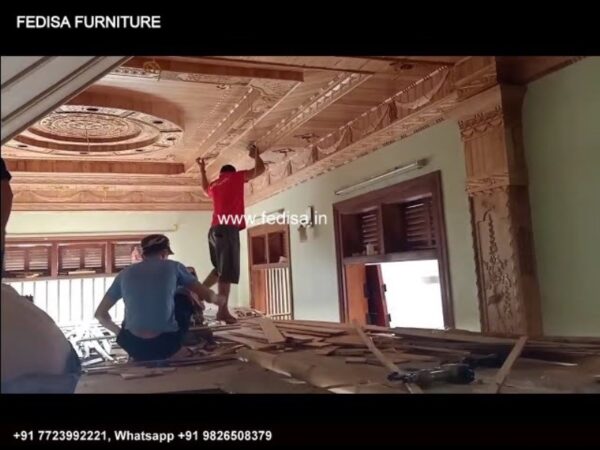 Wooden Ceiling Design Lobby Ceiling Design Designer Wooden Ceiling Fans N0-192