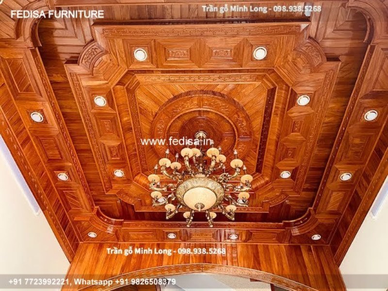 Wooden Ceiling Design False Ceiling For Living Room Modern Wooden Ceiling Design N0-197
