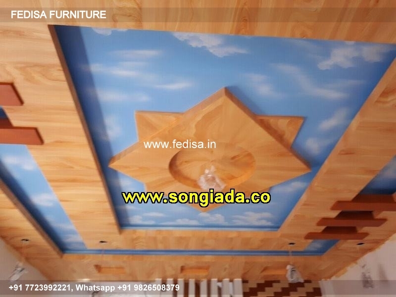 Wooden Ceiling Design Pop Down Ceiling Simple Wooden Ceiling Design For Living Room N0-219
