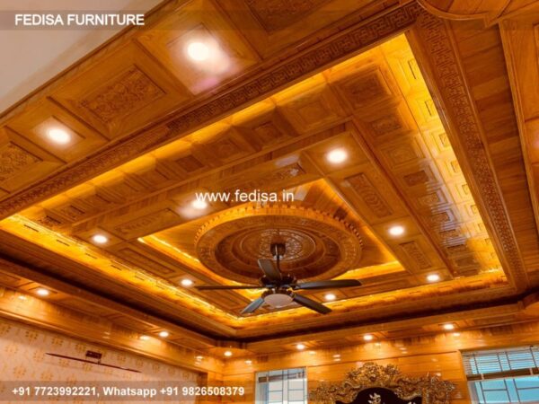 Wooden Ceiling Design Best Minus Plus Pop Design Wooden Ceiling Design For Living Room N0-334