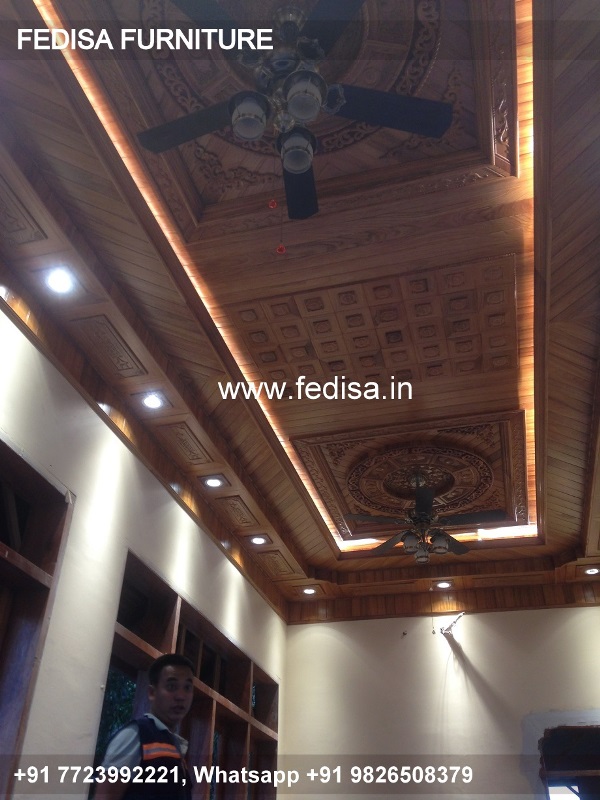 Wooden Ceiling Design Pop Flower Design For Roof Wooden Ceiling Design For Shop N0-349