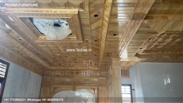 Wooden Ceiling Design Four Ceiling Pop Designer Wooden Ceiling Fans N0-375
