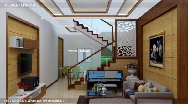 Wooden Ceiling Design Round False Ceiling Design Wooden Ceiling Design For Living Room N0-433