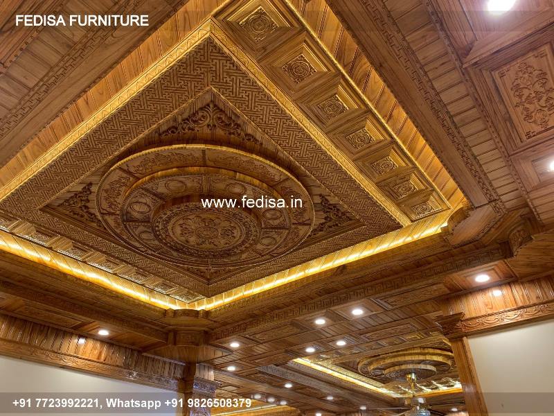 Wooden Ceiling Design Office False Ceiling Modern Wooden Ceiling Design N0-488