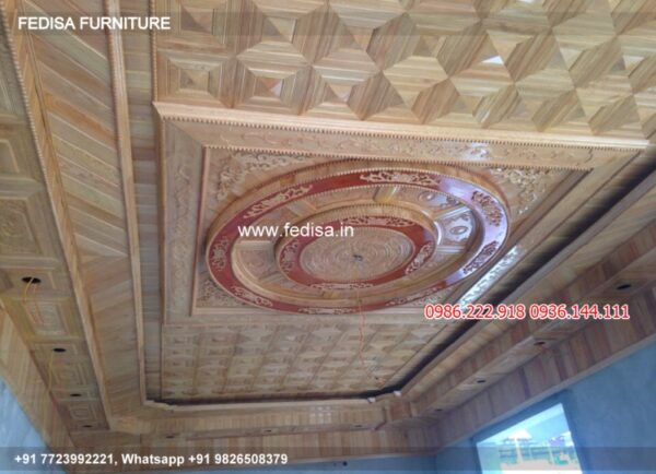 Wooden Ceiling Design Gypsum Design 2020 Modern Wooden Ceiling Design N0-500