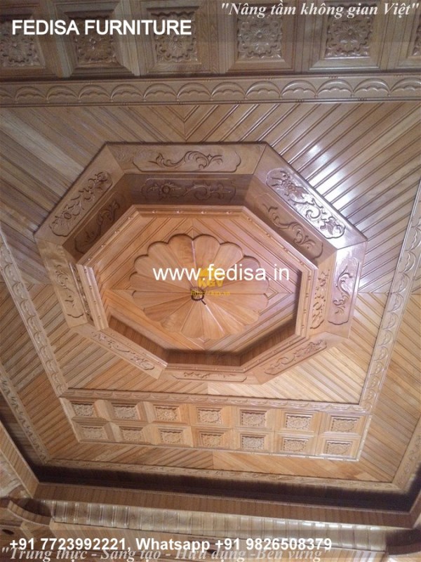 Wooden Ceiling Design Folsiling New Design Hall Wooden Ceiling Design For Living Room N0-505
