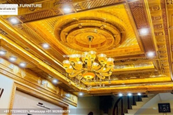 Wooden Ceiling Design Low Ceiling Design Wooden Ceiling Design For Hall N0-523