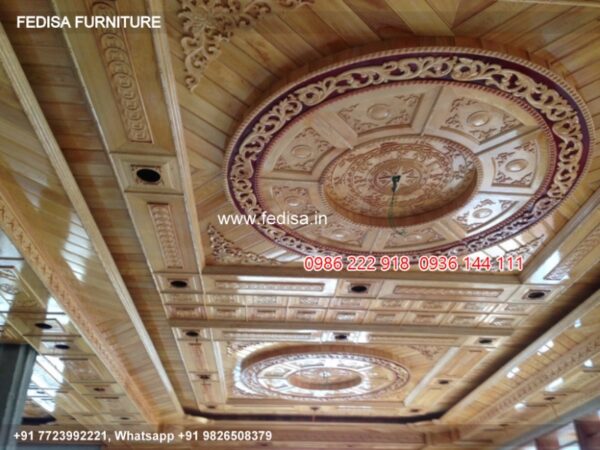 Wooden Ceiling Design Square False Ceiling Design Wooden Ceiling Design For House N0-528
