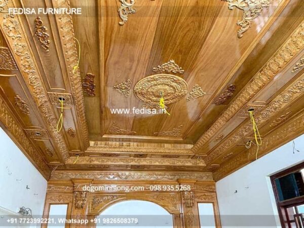 Wooden Ceiling Design False Ceiling Interior Design Wooden Ceiling Design For Hall N0-550