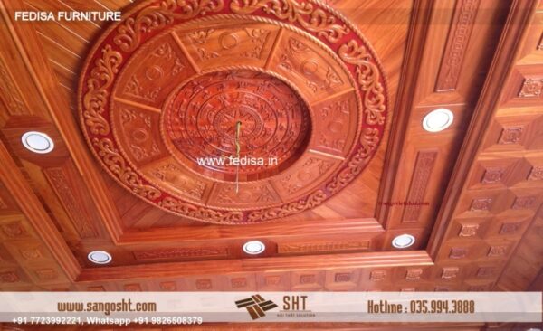 Wooden Ceiling Design Pop Jali Design Wooden Ceiling Design For Shop N0-655