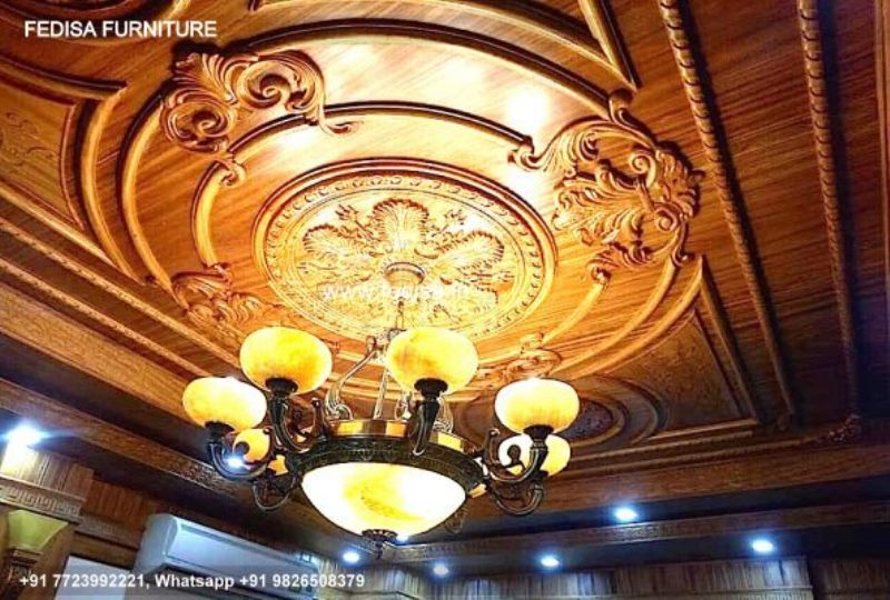 Wooden Ceiling Design Half Ceiling Design Wooden Ceiling Design For Bedroom N0-784