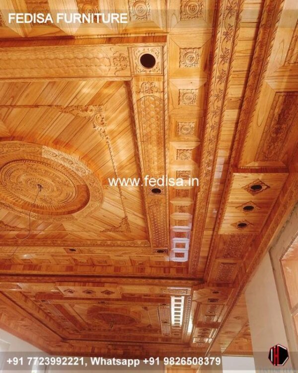 Wooden Ceiling Design For Ceiling Designing Designer Wooden Ceiling Fans N0-825