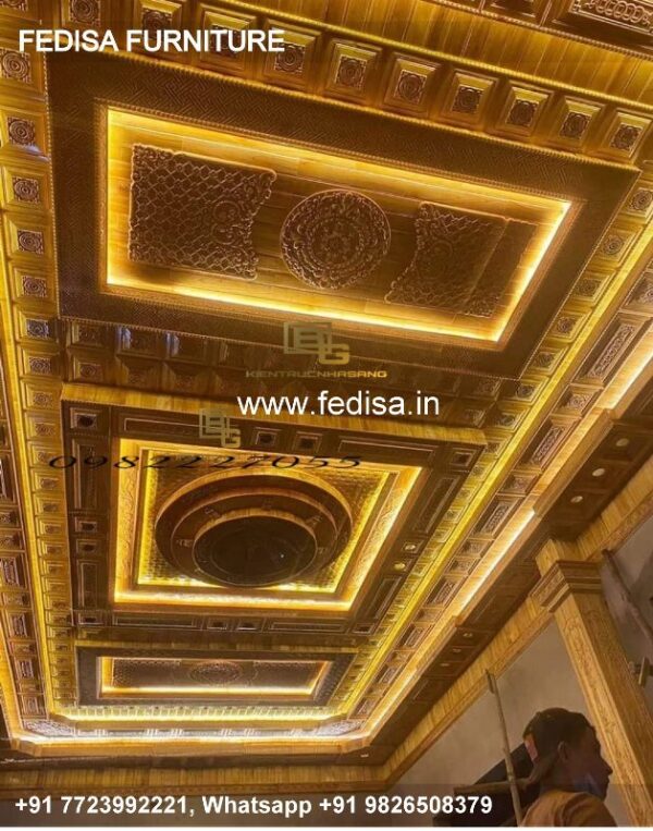 Wooden Ceiling Design Hall False Ceiling Design 2021 Designer Wooden Ceiling Fans N0-861
