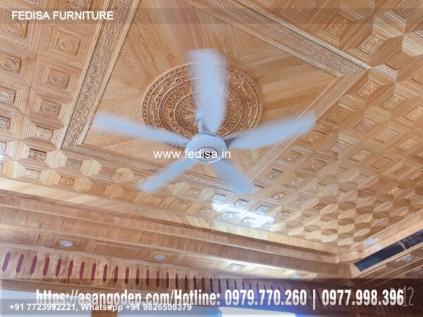 Wooden Ceiling Design False Ceiling Round Design Modern Wooden Ceiling Design N0-890