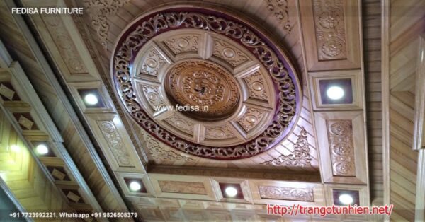 Wooden Ceiling Design Simple False Ceiling Design For Hall With Two Fans Wooden Ceiling Design For House N0-1005
