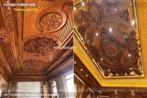 Wooden Ceiling Design Crown Molding Ceiling Ideas Wooden Ceiling Design For Hall N0-1036