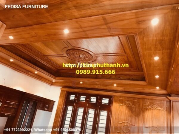Wooden Ceiling Design False Ceiling Square Design Modern Wooden Ceiling Design N0-1073