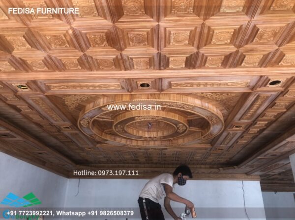 Wooden Ceiling Design Down Ceiling Design Latest Simple Wooden Ceiling Design For Living Room N0-1095