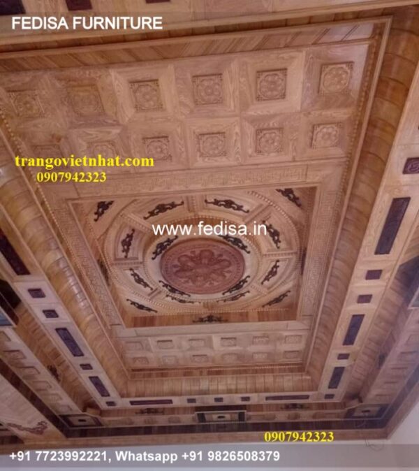 Wooden Ceiling Design Drop Box Ceiling Designs Designer Wooden Ceiling Fans N0-1107
