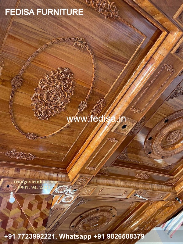 Wooden Ceiling Design Pop Design With Two Fans Simple Wooden Ceiling Design For Living Room N0-1110