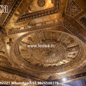 Luxury Ceiling Design Pop Wall Design For Hall No-4040