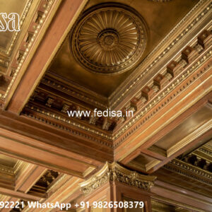 Luxury Ceiling Design 2 Fan Pop Design For Hall No-4048