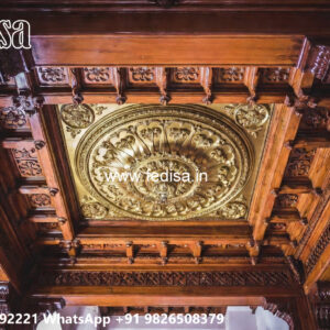 Luxury Ceiling Design Pop Design With Two Fans No-4083