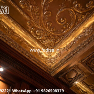 Luxury Ceiling Design Pop Border Patti No-4091