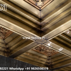 Luxury Ceiling Design Roof Pop Design For Hall No-4113