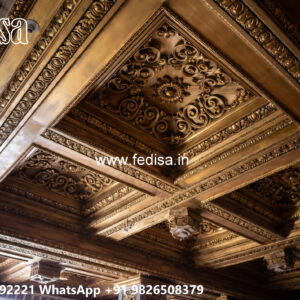 Luxury Ceiling Design Ceiling Design In Cement No-4181