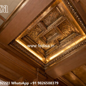 Luxury Ceiling Design Pop Design For Fan Box No-4232