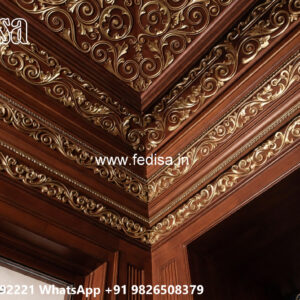 Luxury Ceiling Design Dining Area Pop Design No-4375