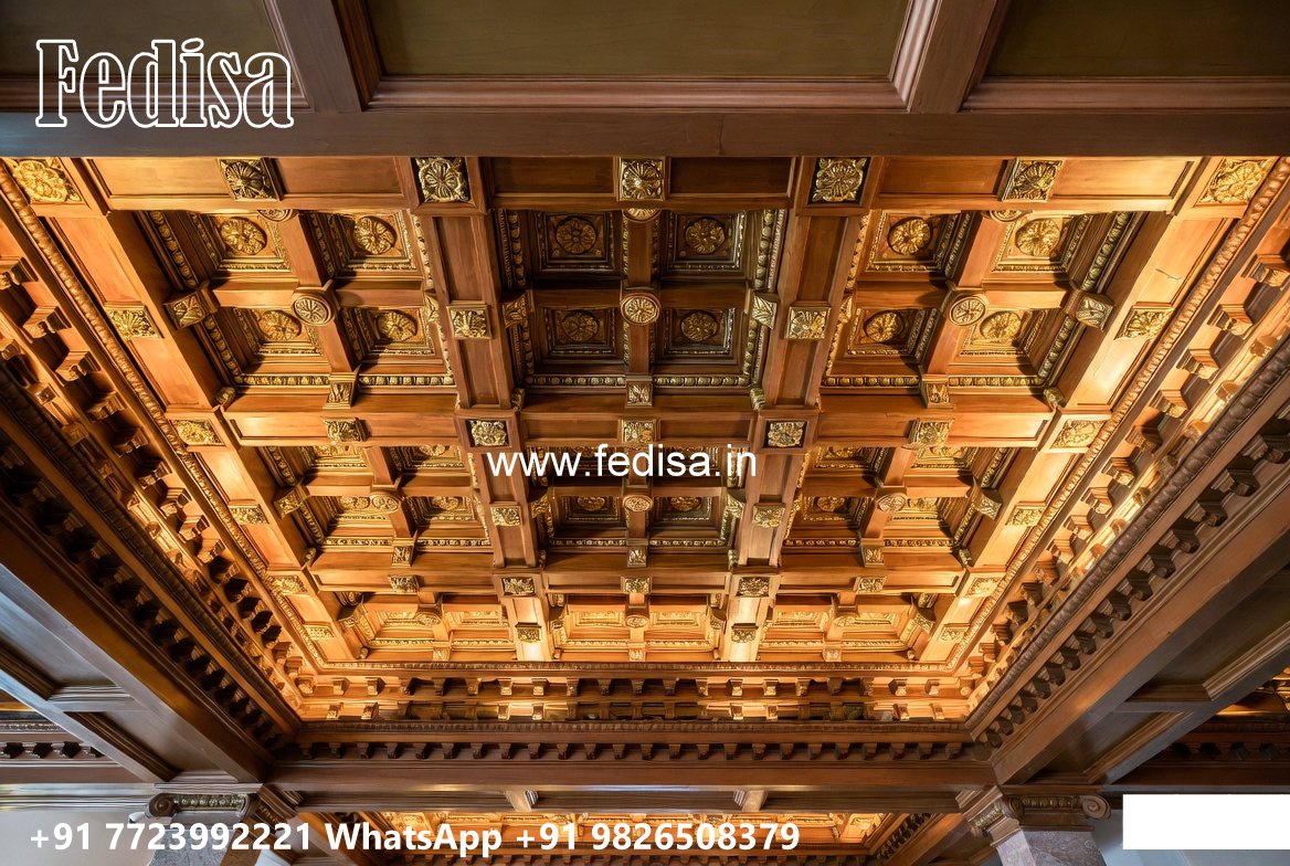 Luxury Ceiling Design Pop Flower Design On Wall No-4380