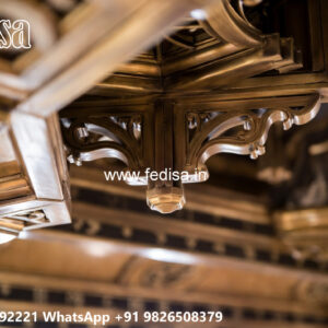 Luxury Ceiling Design Single Fan Pop Design No-4436