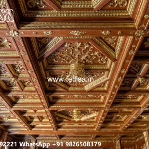 Luxury Ceiling Design Hall Pop Design With Two Fans No-4460