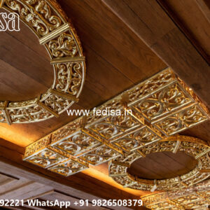 Luxury Ceiling Design False Ceiling Design For Rectangular Living Room With Two Fans No-4515