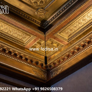 Luxury Ceiling Design Pop Design For Duplex Hall No-4527