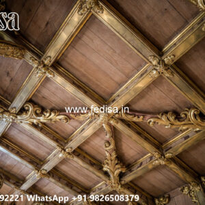 Luxury Ceiling Design Pop Lobby Design Plus Minus No-4532
