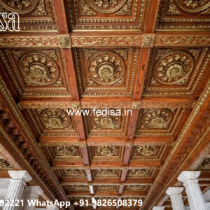 Luxury Ceiling Design Pop Design Pooja Room No-4660