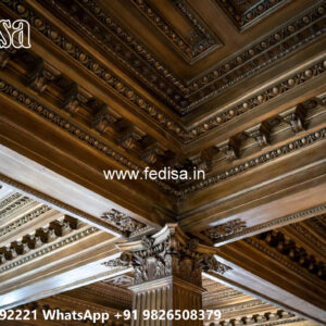 Luxury Ceiling Design Stairs Pop Design Plus Minus No-4683