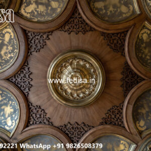 Luxury Ceiling Design Pop Design For Pooja Mandir No-4730