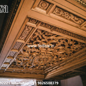 Luxury Ceiling Design Long Hall False Ceiling Design No-4751