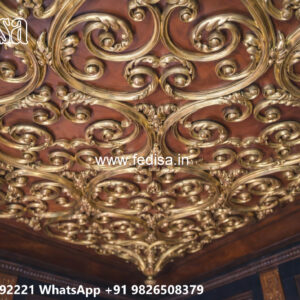 Luxury Ceiling Design Simple Pop Corner Design No-4758